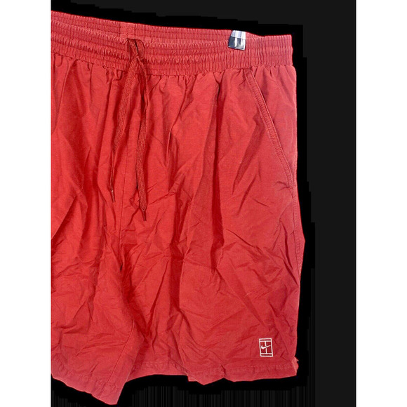 Nike Shorts Size XL Challenge Court Mens Andre Agassi Vintage 90s Nylon Red - Picture 2 of 7